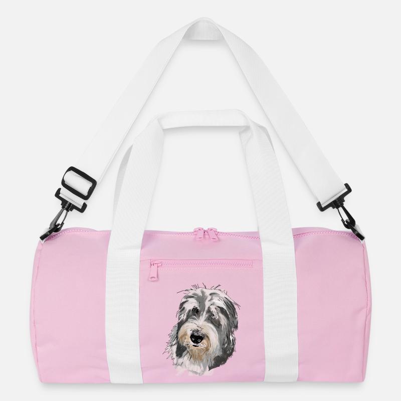 Bearded Collie Recycelte Duffel Bag
