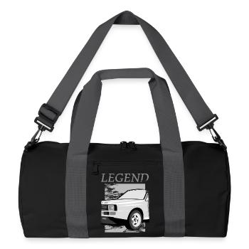 Rallye Sport Quattro S1 E1 - Sac de sport recyclé - noir/gris graphite - Devant