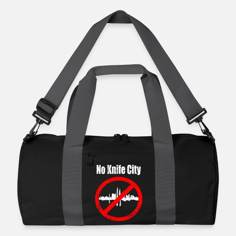 Keine Messer Stadt Recycelte Duffel Bag