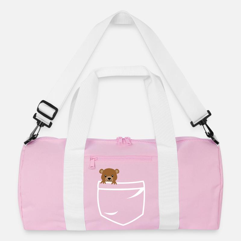 Teddy bear pockets Recycelte Duffel Bag