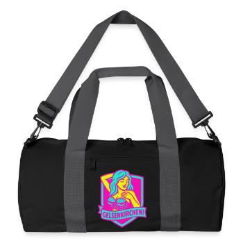 Gelsenkirchen Superstar in pink - Recycled Duffel Bag - black/graphite grey - Front