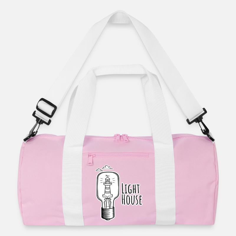 Leutchtturm in einer Glühbirne - Light-House Recycelte Duffel Bag
