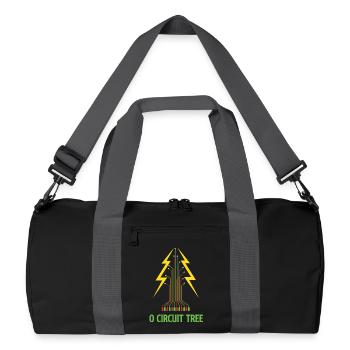 O Ingénieur électricien de Noël de l’arbre de circuit - Sac de sport recyclé - noir/gris graphite - Devant