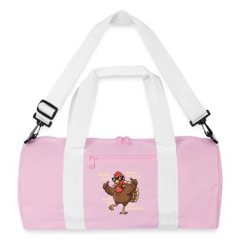 Laissez-moi voir cet humour automnal de casserole - Sac de sport recyclé - rose/blanc - Devant