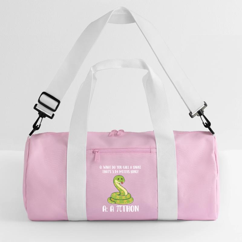 Schlange, 3,14 Meter lang, Pi-Tag-Python-Witz Recycelte Duffel Bag