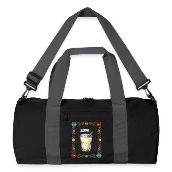 Aucune manifestation pour les droits des immigrés contre l’expulsion - Sac de sport recyclé - noir/gris graphite - Devant