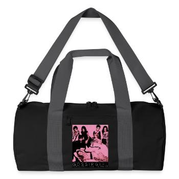 Gossip Girl Ikonisches Bild Mit Hauptcharateren - Recycelte Duffel Bag - Schwarz/Graphitgrau - Vorne