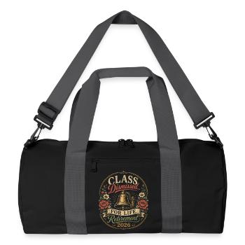 Teacher Retreat 2026 - Class Dismissed For Lif - Recycled Duffel Bag - black/graphite grey - Front