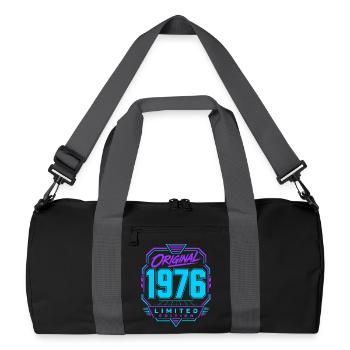 Original 1976 Neon Retro Edition - Sac de sport recyclé - noir/gris graphite - Devant