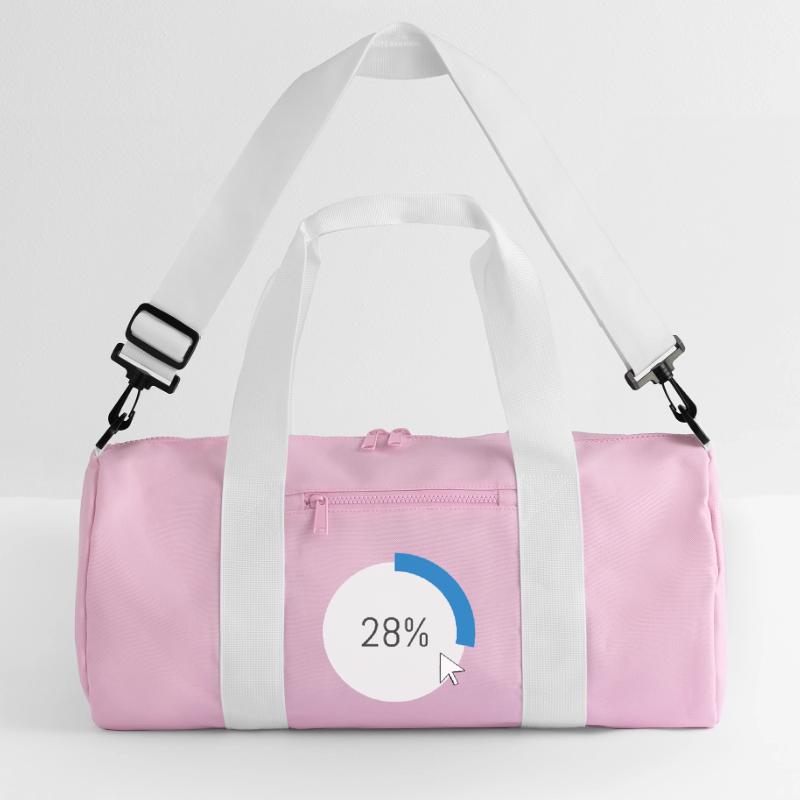 Blauer Fortschritt Ring IT Software PC Computer  Recycelte Duffel Bag