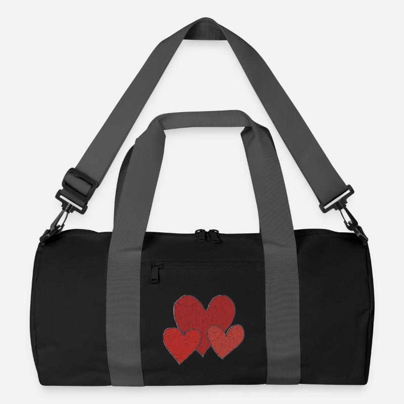 drei herzen Recycelte Duffel Bag