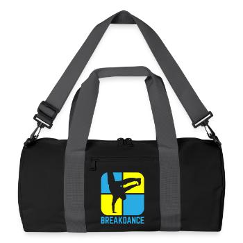 Breakdance B-Boy Streetdance Design Hip Hop Danse - Sac de sport recyclé - noir/gris graphite - Devant