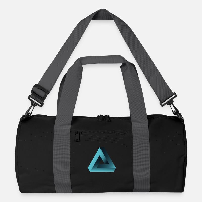 illusion optische Täuschung Pyramide illuminati ne Recycelte Duffel Bag