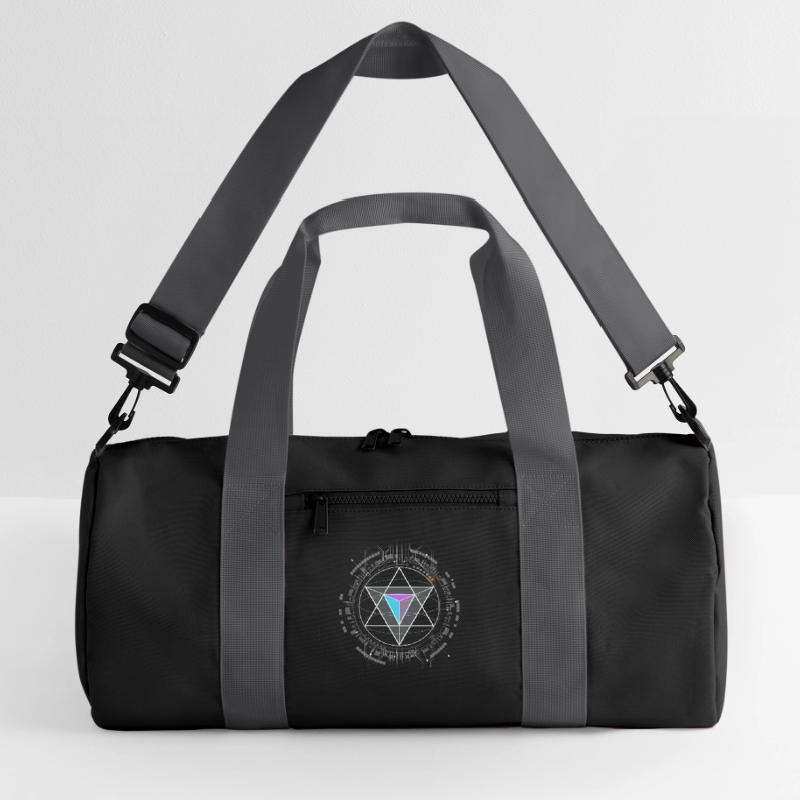nerd cpu pyramide illuminati jeu wow hacker code Sac de sport recyclé