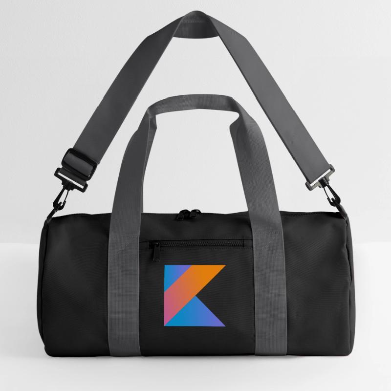 programmer nerd computer source new K sign pc c Recycled Duffel Bag