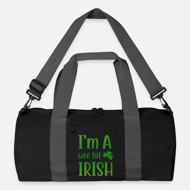 I Am A Wee Bit Irish Recycelte Duffel Bag