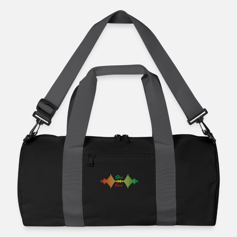 One Love Rainbow Soundwave Recycelte Duffel Bag