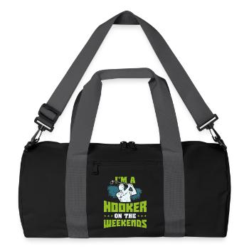 golf - Sac de sport recyclé - noir/gris graphite - Devant
