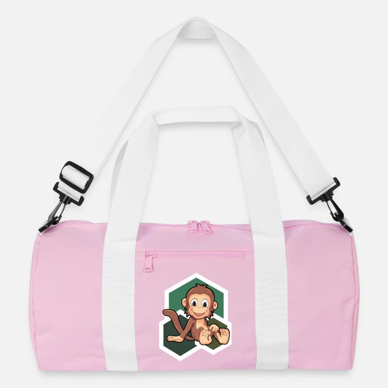 Cute Monkey Recycled Duffel Bag