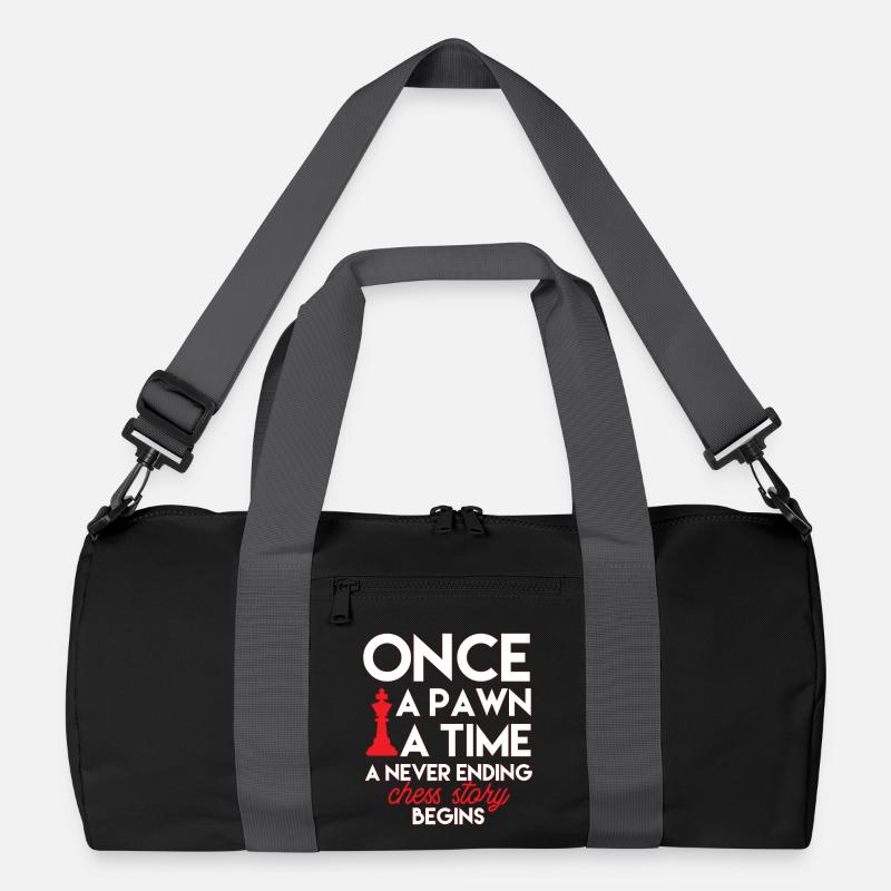 Chess Game Recycled Duffel Bag