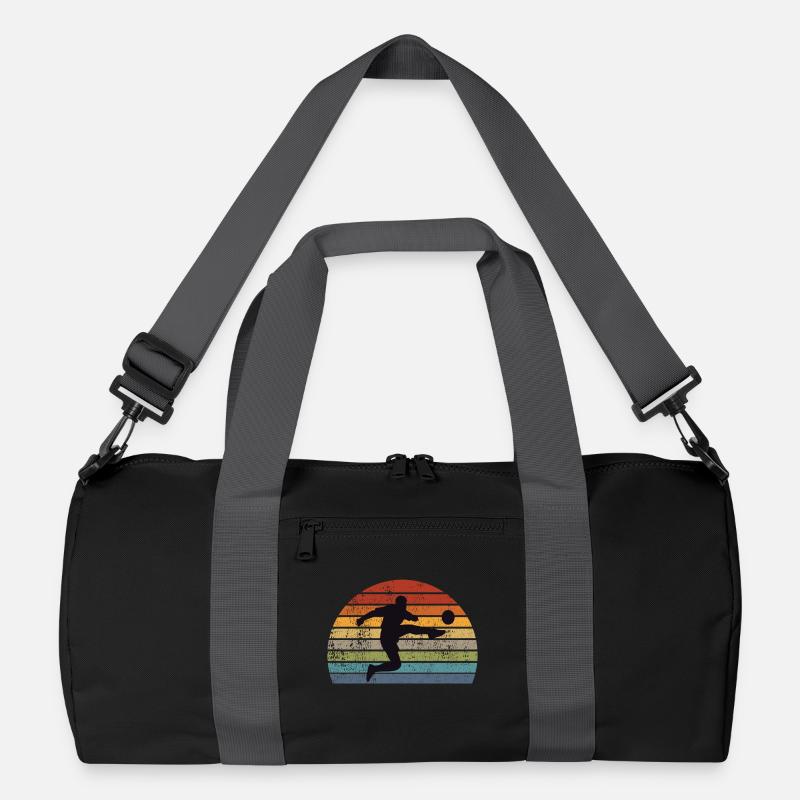 Fußball - Recycelte Duffel Bag - Schwarz/Graphitgrau