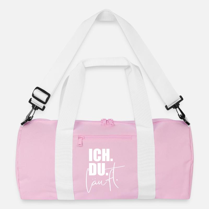 ICH. DU. LÄUFT. Recycelte Duffel Bag