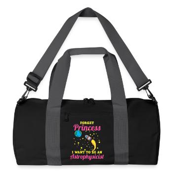 Astrophysics Student - Recycled Duffel Bag - black/graphite grey - Front