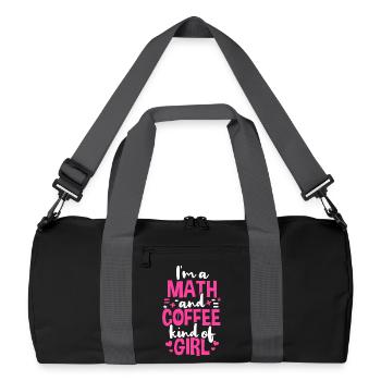 Professeur de mathématiques Étudiant en mathématiques - Sac de sport recyclé - noir/gris graphite - Devant