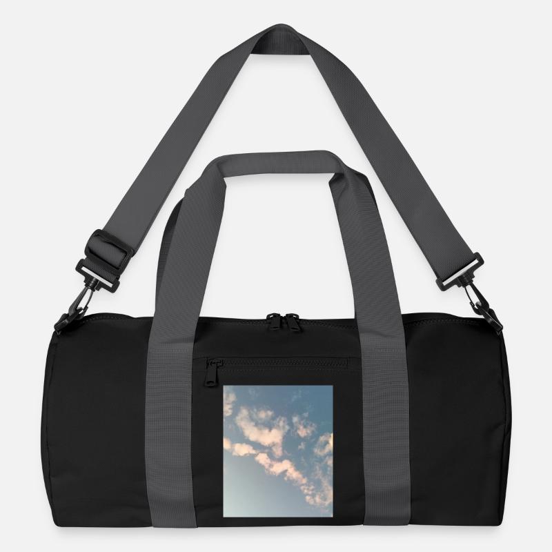 Pastel Clouds Sky Zen Design Recycled Duffel Bag