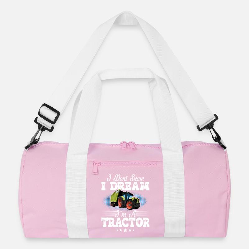Traktor Schnarchen Lustiger Spruch Recycelte Duffel Bag