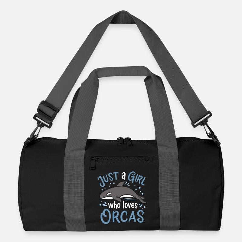 Orcas Orca lovers Recycled Duffel Bag