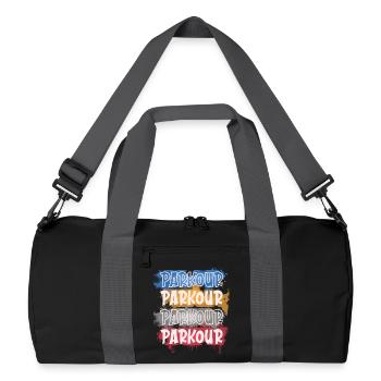 Parkour - Recycled Duffel Bag - black/graphite grey - Front
