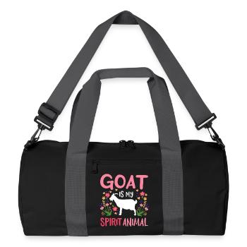 Chèvres éleveurs de chèvres - Sac de sport recyclé - noir/gris graphite - Devant