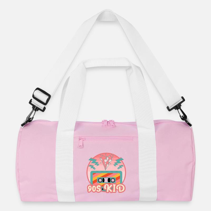 Mixtape Kassette 90s Kid Sterne Blitze Recycelte Duffel Bag