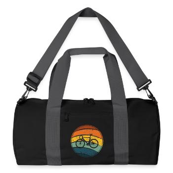 bicycle - Recycled Duffel Bag - black/graphite grey - Front