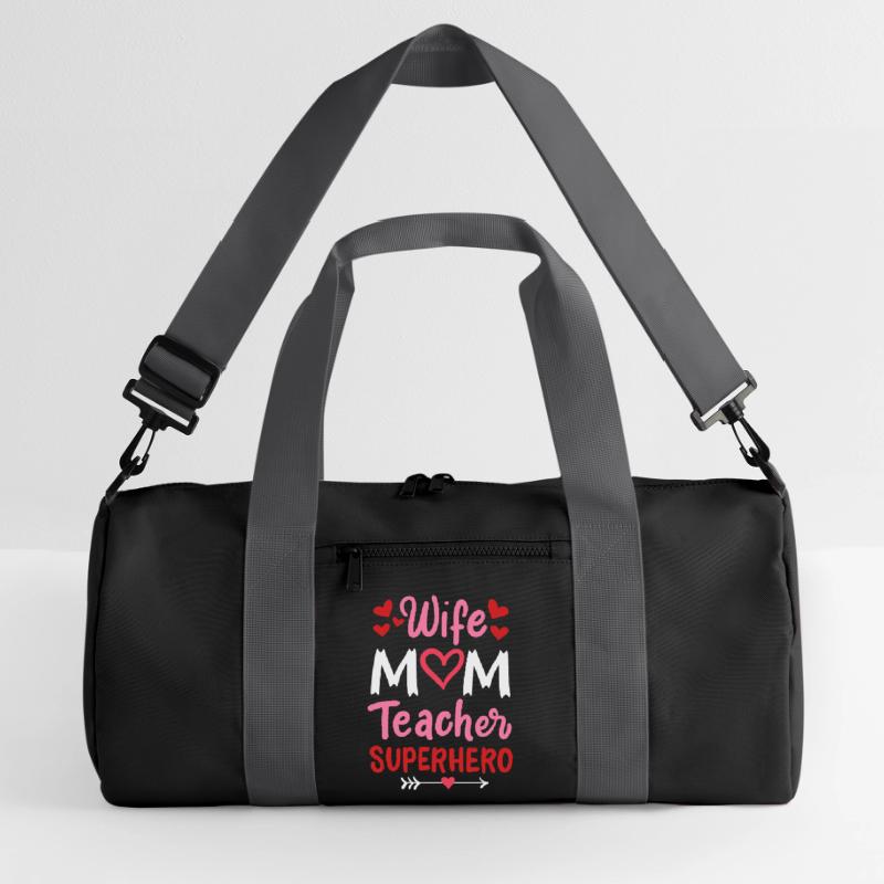 Muttertag Ehefrau Mama Lehrerin Recycelte Duffel Bag