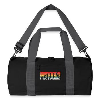Kletterer Evolution - Recycelte Duffel Bag - Schwarz/Graphitgrau - Vorne