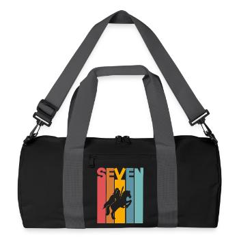 7 years Ritter Children's Birthday Party - Recycled Duffel Bag - black/graphite grey - Front