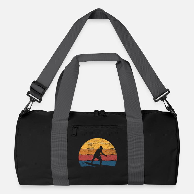 Surfer Surfen Surfboard Recycelte Duffel Bag