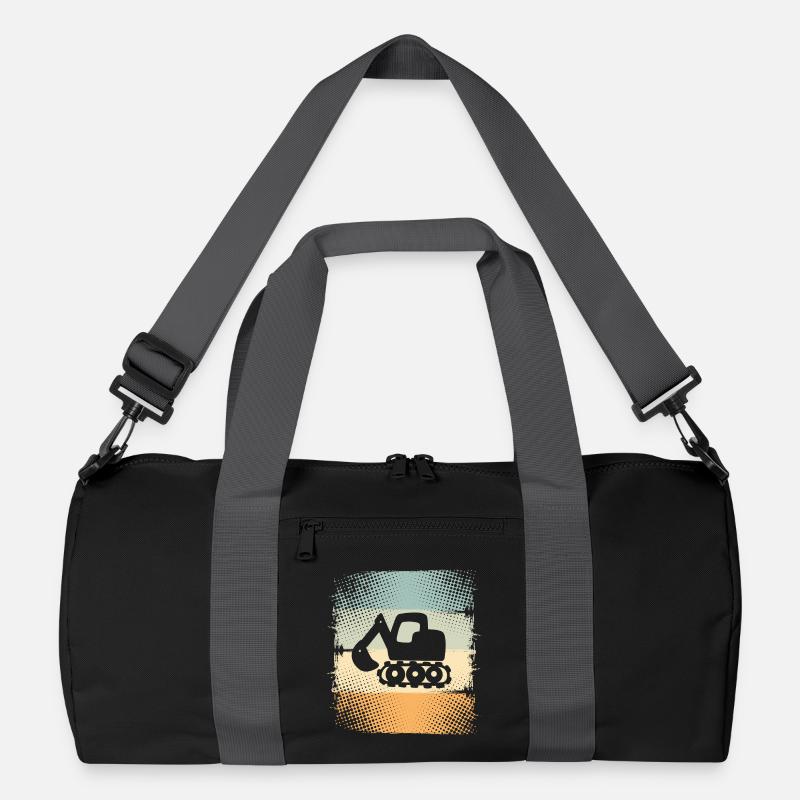 Bagger - Recycelte Duffel Bag - Schwarz/Graphitgrau