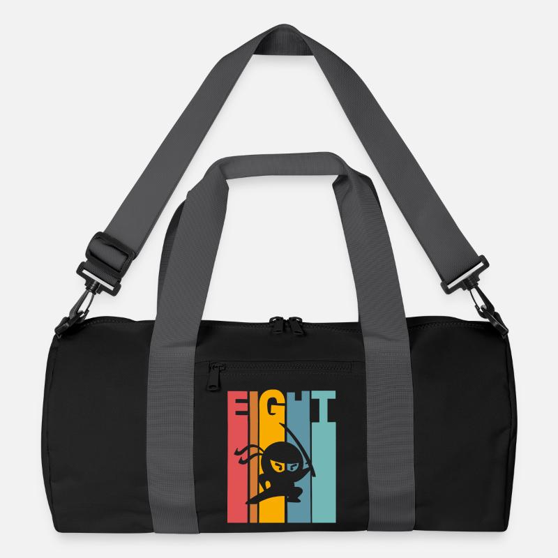 Ninja 8. Geburtstag Kinder Recycelte Duffel Bag