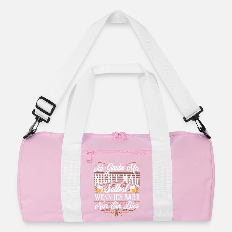 Lustiger Bier Spruch Recycelte Duffel Bag