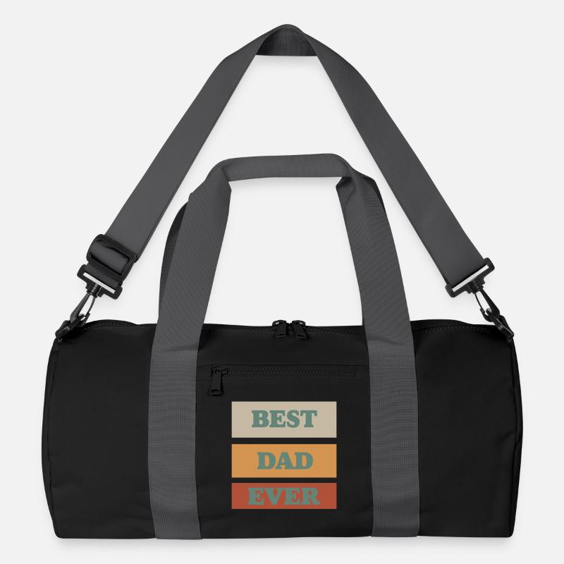 BEST DAD EVER Recycelte Duffel Bag