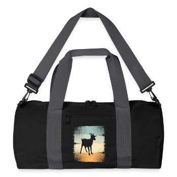 Goat - Recycled Duffel Bag - black/graphite grey - Front