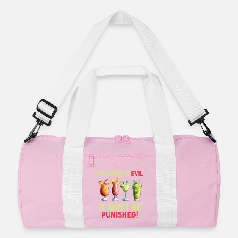 Die Leber ist böse und wird bestraft Recycelte Duffel Bag