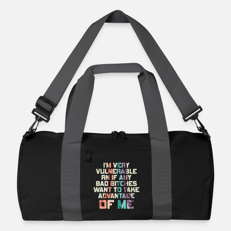 I'm Very Vulnerable RN Recycelte Duffel Bag
