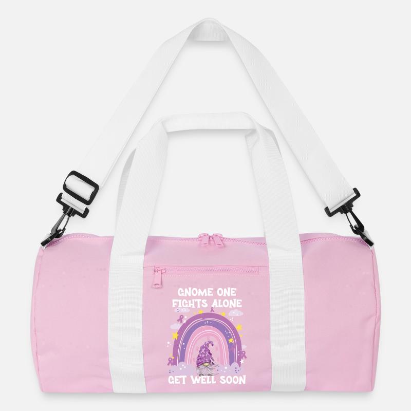 Gnome One Fights Alone Bauchspeicheldrüsenkrebs Recycelte Duffel Bag