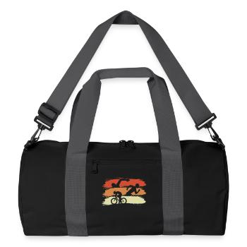 Triathlete Event - Recycled Duffel Bag - black/graphite grey - Front