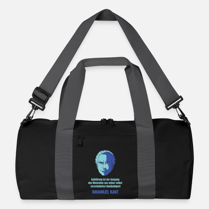 Philosoph Immanuel Kant Spruch Aufklärung Recycelte Duffel Bag
