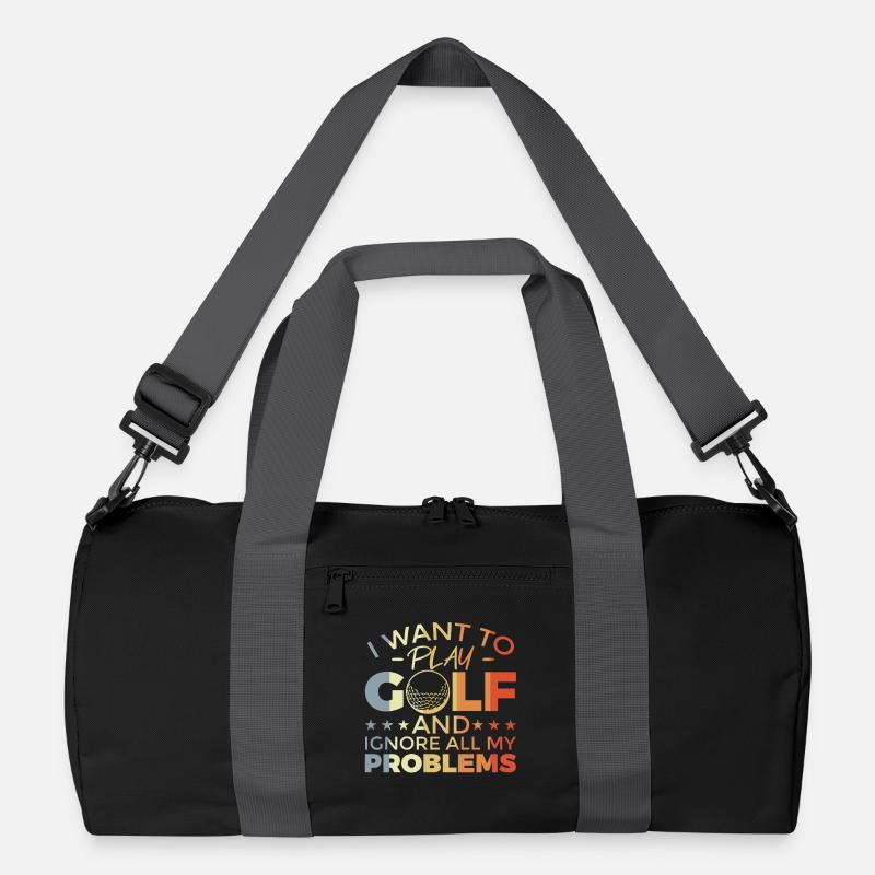 Lustiger Golf Spruch Recycelte Duffel Bag